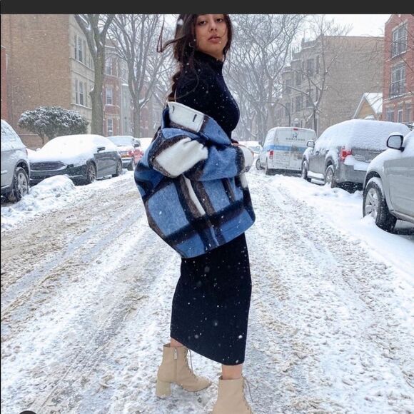 Zara Plaid Premium Overshirt - Picture 2 of 7